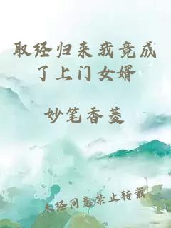 取经归来我竟成了上门女婿
