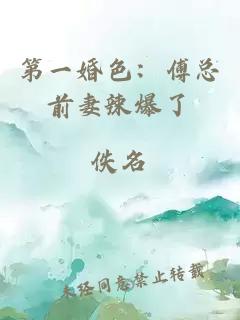 第一婚色：傅总前妻辣爆了