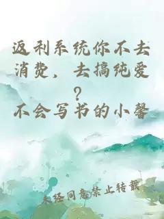 返利系统你不去消费，去搞纯爱？