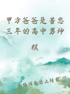 甲方爸爸是苦恋三年的高中男神