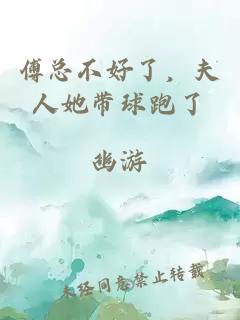 傅总不好了，夫人她带球跑了