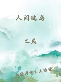 人间谜局