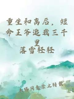 重生和离后，短命王爷追我三千里