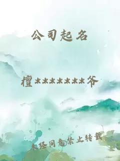 公司起名