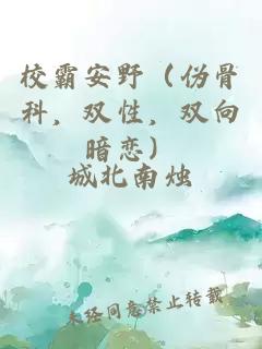 校霸安野（伪骨科，双性，双向暗恋）